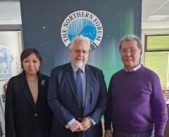 The Northern Forum strengthens ties with the USA: Peter Clark's visit and plans to publish a book about ALSIB