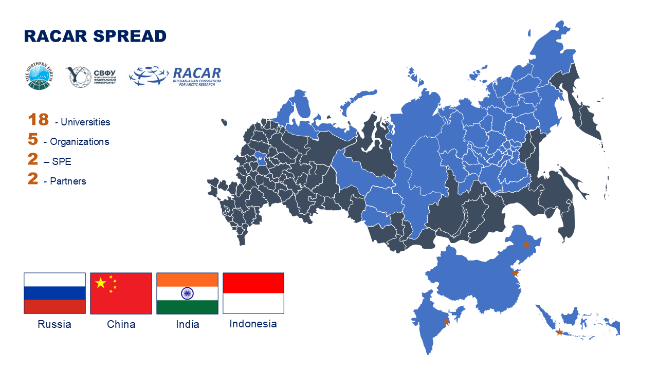 RACAR Geographic Coverage Map